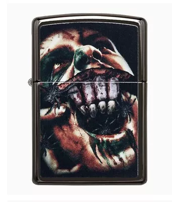 Zippo Lighter Black Ice Split Face Design Paranormal Horror Movie Fans Gift Rare • $56.95