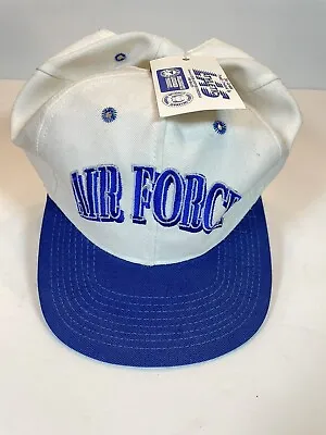 NOS NWT Vintage Air Force Academy Baseball Hat Snap Back Cherokee Cap Rusk Texas • $10