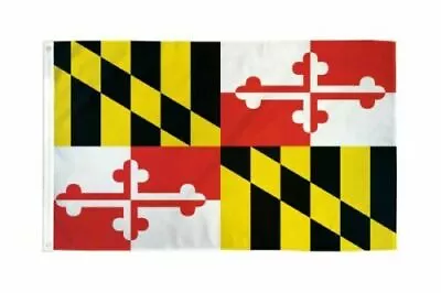 2x3 Maryland Flag 2'x3' House Banner Grommets Super Polyester  • $7.94