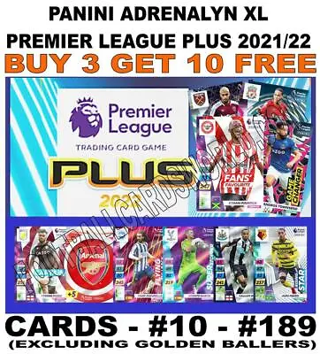 £2.25 • Buy PANINI ADRENALYN XL PREMIER LEAGUE PLUS 2022 2021/22 #10 - #189 Base/ Foil Cards