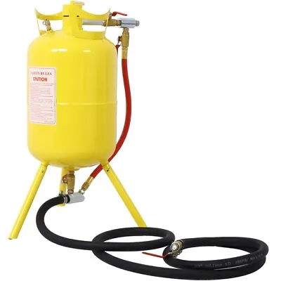 Portable 5 Gallon Air Pressure Sandblaster Air Tand Blaster Media Abrasive • $113.65