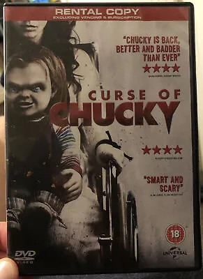 £4.99 • Buy Curse Of Chucky 2013 Slasher Killer Doll Horror Child’s Play Halloween DVD