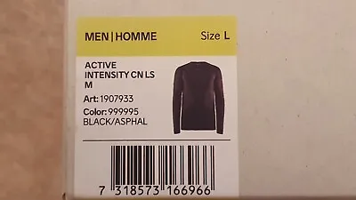 Mens Craft Active Intensity Crew Neck Long Sleeve Size Large Baselayer • £33.99