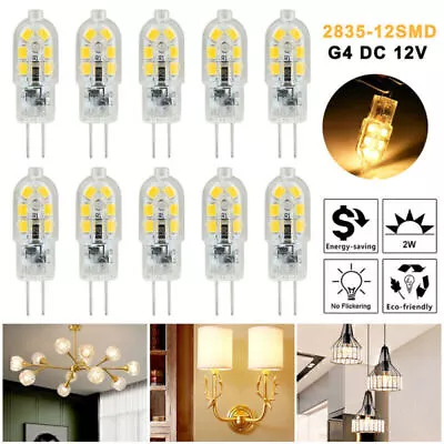 10PCS G4 LED 20W SMD Capsule Bulb COB Replacement Halogen Light AC DC 12V • $10.99