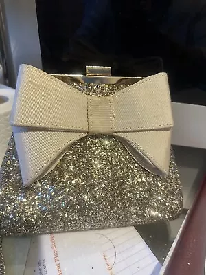 Miss KG  Metallic Signature Bow Bag • £19.49