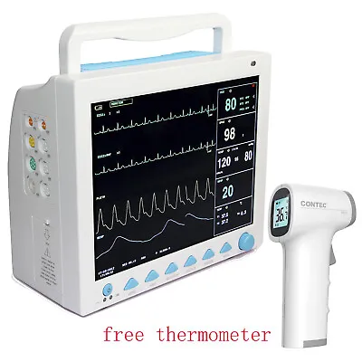 Hospital ICU Multi-Parameter Vital Signs Patient Monitor Cardiac Machine CMS8000 • $599