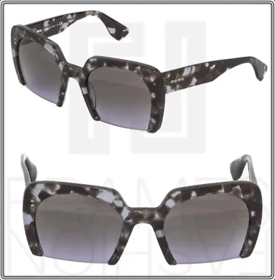 MIU MIU 06Q RASOIR Lilac Blue Brown Tortoiseshell Square Sunglasses MU06QS • $187.20