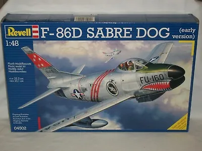 Revell 1/48 Scale F-86D Sabre Dog (Early Version) - Factory Sealed • $32