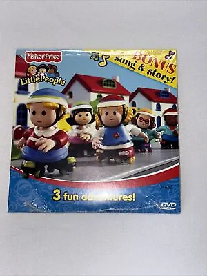 Fisher-Price Little People 2005 DVD 3 Fun Adventures Bonus Song And Story • $12