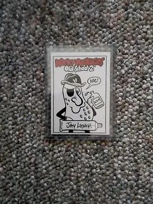 Topps Wacky Packages 2010 OS 2 Sketch Card PLASTERED PEANUT Signed By Jay Lynch • $35