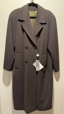 Women NWT Cinzia Rocca Cinziaerre Wool Overcoat Size 10 Made In Italy • $399