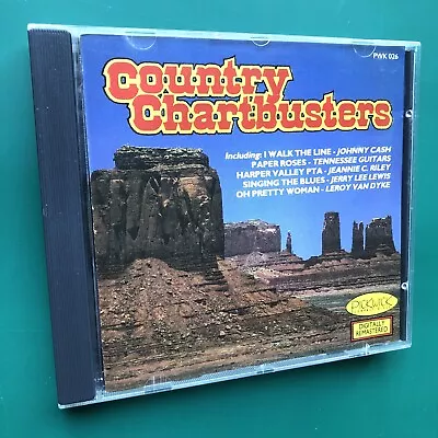 COUNTRY CHARTBUSTERS CD Johnny Cash Dave Dudley Tennessee Guitars Roy Orbison • £25