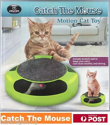 $12.95 • Buy Motion Kitten Cat Toy Catch The Mouse Chase Interactive Cat Training Scratchpad