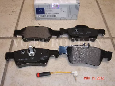 $72.69 • Buy Mercedes W220 S-Class Genuine Rear Brake Pad Set,Pads W/Sensor S430 S500 NEW