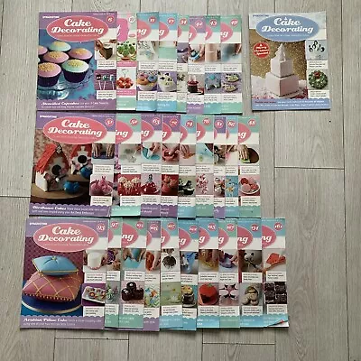 Deagostini Cake Decorating Magazine Bundle + Disney Cakes & Sweets + Some..Sweet • £18