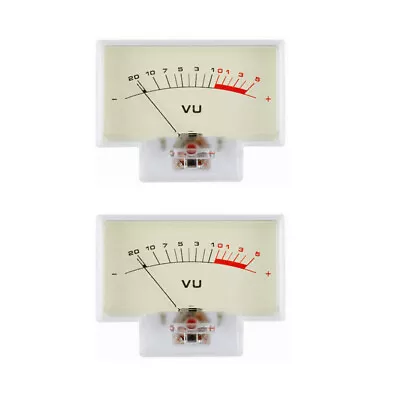 2pcs TN-72 Pre-amplifier DB Level High-Precision VU Meter Panel  Audio Backlight • $37.50