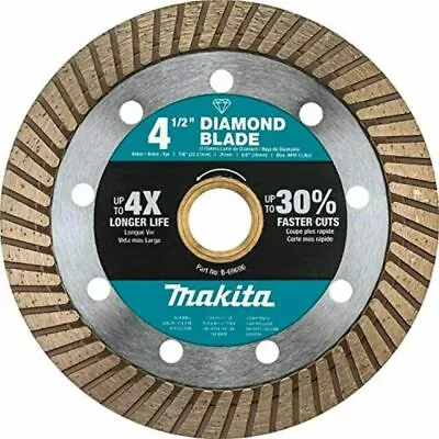 Makita B-69696 4-1/2  Diamond Blade Turbo General Purpose • $15