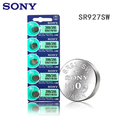 $4 • Buy SR927SW Silver Oxide 395/399 5PC Genuine Sony Watch Battery  EXP 10/2026