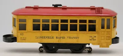 Lionel O Lionelville Motorized Rapid Transit Trolley #60  • $66.49