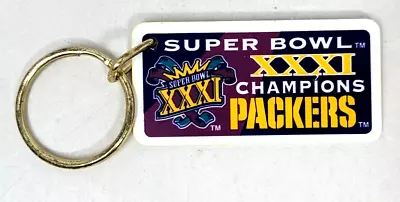 VTG NFL Game Day Tag Express Super Bowl XXXI Packers Champions Keychain NT22 • $6.25