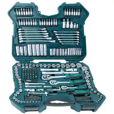 Br眉der Mannesmann 215 Piece Ratcheting Socket Spanner Set 98430   UK NEW • £244.99