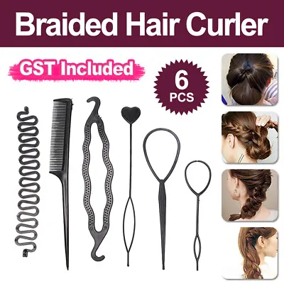 $5.77 • Buy Hair Tools Set Design Styling Braiding Accessories DIY Girls Women Clip Pin Band