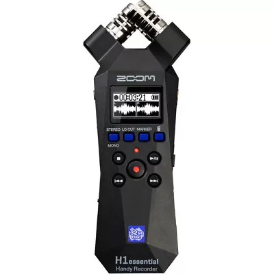 Zoom H1essential Stereo Handy Recorder With 32-Bit Float X/Y Microphones • $99.99