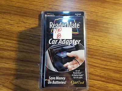 Reader Mate Or Mighty Bright Clip-on Light Car Adapter 37352 • $20