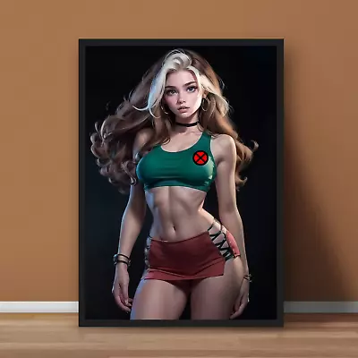 Sexy Rogue X-men Marvel Comic MCU Art Anime Poster Print - No Frame • $24.99