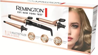 Remington 3 In1 Multistyler Ionic Curler Waver Straightener Tourmaline Hair Wand • $74.99