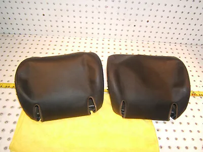 Mercedes W202 C43 AMG Front Seats Leather Headrest BLACK 1 Set Of 2 Covers Only • $249