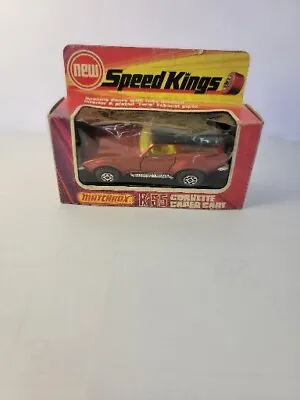 Matchbox Speed Kings K-55 Corvette Caper Cart (Boxed) Rare Color • $68