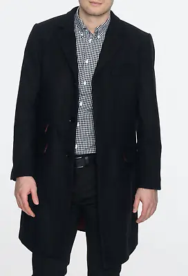 Merc - Walesby Tailored Wool Overcoat [BNWT] [46] • £129.99