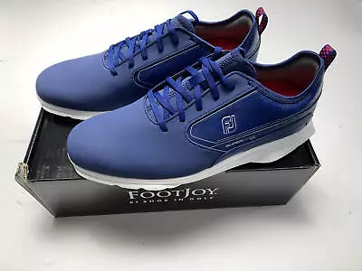 FootJoy Superlites XP Golf Shoes Blue Red White Men's SZ 10.5 (58090) • $63.99