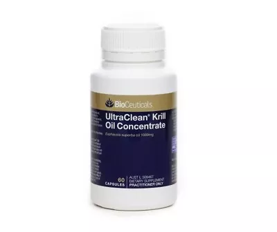 Bioceuticals UltraClean Krill Oil Concentrate 60capsules  - FREE SHIPPING! • $79.99