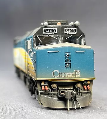 New Weathered Rapido F40PH-2D VIA  Renaissance  Loksound DCC/sound HO Scale • $325