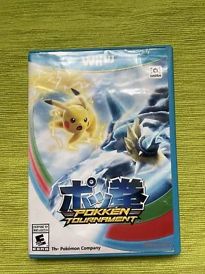 INSERT DAMAGE Pokken Tournament (Nintendo Wii U 2016) Game W Case Tested Smoker • $5