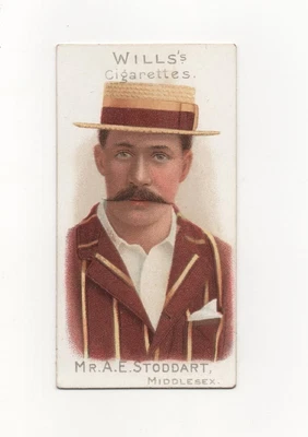 £8 • Buy Wills Cricketers 1901 With Vignettes   #10  A A Lilley Warwickshire