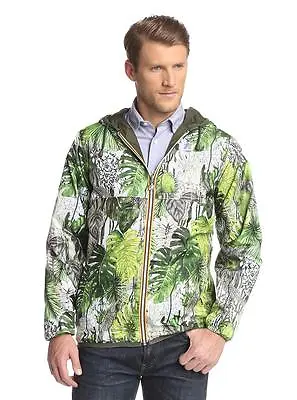 RARE K-Way By Christian Lacroix Men's Reversible Packable Jacket $168 NEW L • $99.99