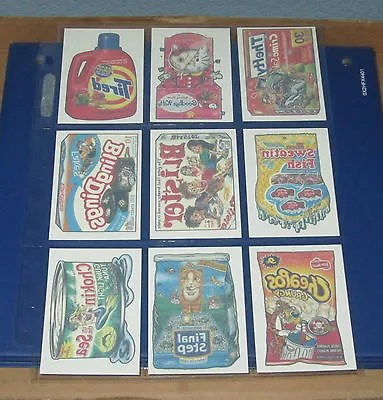 Wacky Packages Ans2 Tattoos Complete Set 1-10    Nm/mt • $12.95
