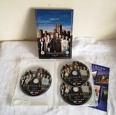 £4.50 • Buy Downtown Abbey Series One Box Set Dvd WW1 Season 1 Three Disc Set