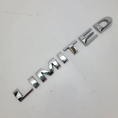 2009 Ford Taurus Limited Rear Trunk Emblem Logo Letters  Limited  Only • $10.79