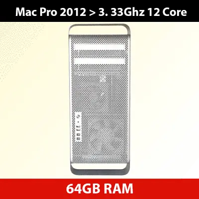 2012 Mac Pro | 3.33GHz 12-core | 64 GB | 1TB SSD + 2TB | ATI 5770 1GB • $998