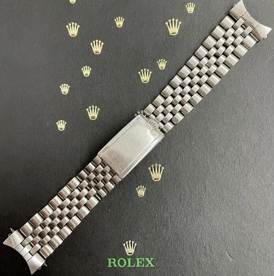 $649.99 • Buy Rolex Datejust 1973 20mm Men's Jubilee Bracelet Steel Band 6251H Ref 1601