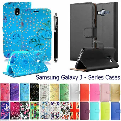 £4.75 • Buy Case For Samsung Galaxy J3 J5 J4 J6 Plus J8 Phone Leather Flip Card Wallet Cover
