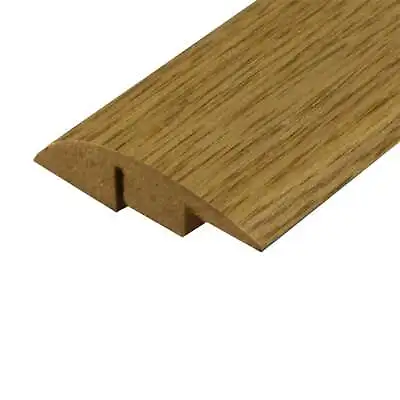Laminate Floor MDF Ramp Reducer Profile Door Bar Threshold Strip OILED OAK • £1.99