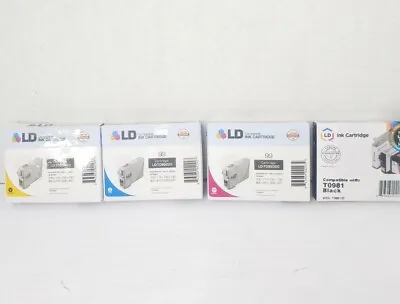  Epson T099 99 Cyan Ink Cartridge Lot Of 4 Artisan 700 800 710 835 730 837 • $16.98