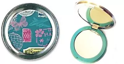 Compact Folding Pocket Mirror Handbag Travel Cosmetic Makeup Portable Vanity • £2.99
