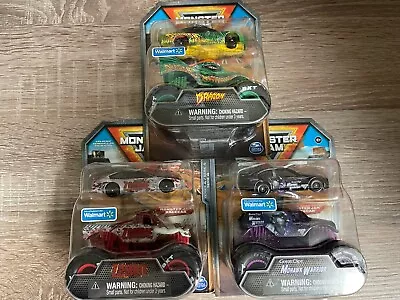 2024 Spin Master Monster Jam Race Car 2-pack Dragon Zombie Mohawk Lot Of 3 • $69.95