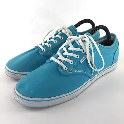 Vans Atwood Low Blue VN-0NJO0BW Women's Shoes Canvas Sneakers Size 10 • $11.95